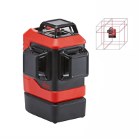 Niveau Laser 3 plans 3x360° faisceau rouge : Leica Lino L6RS Pack Essentiel