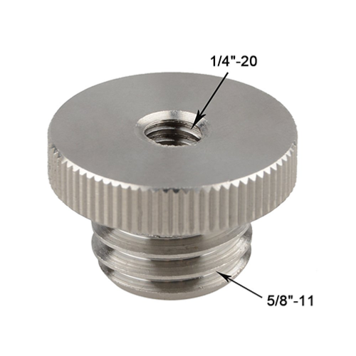 Adaptateur pour trépied 1/4" femelle vers 5/8"