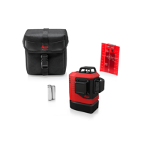 Niveau Laser 3 plans 3x360° faisceau rouge : Leica Lino L6RS Pack Essentiel