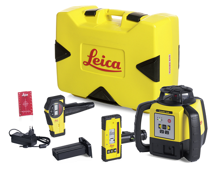 Niveau laser Leica Rugby 640 livré avec
