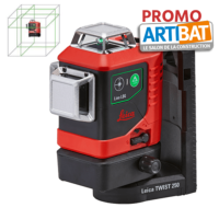 Niveau Laser 3 plans 3x360° faisceau vert :  Leica Lino L6G Pack Premium